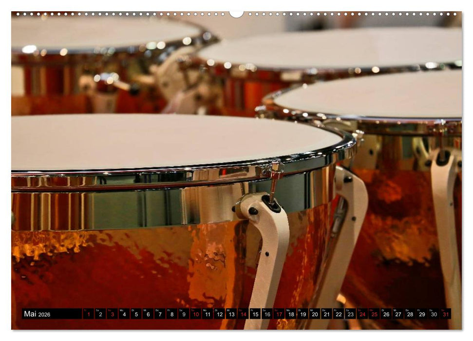 Die Welt der Musikinstrumente (CALVENDO Premium Wandkalender 2026)