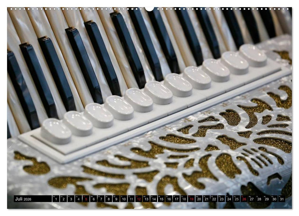 Die Welt der Musikinstrumente (CALVENDO Premium Wandkalender 2026)