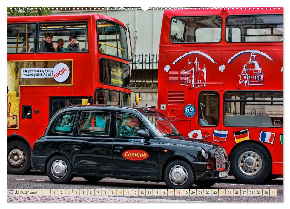 Hallo Taxi - einmal um die Welt (CALVENDO Wandkalender 2026)