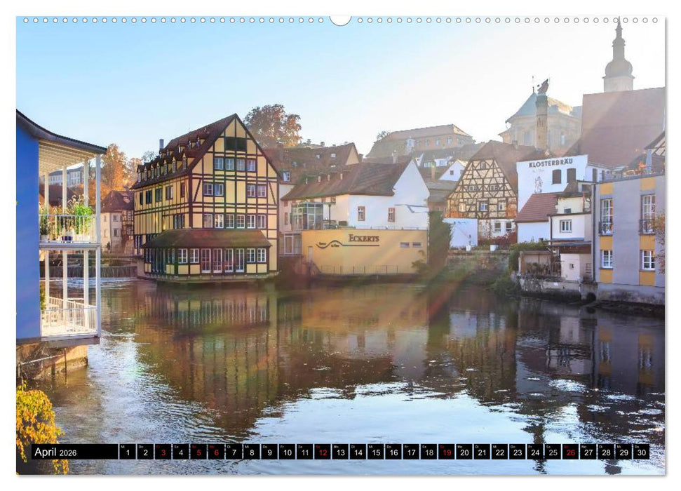 Bamberg - das fränkische Rom (CALVENDO Premium Wandkalender 2026)