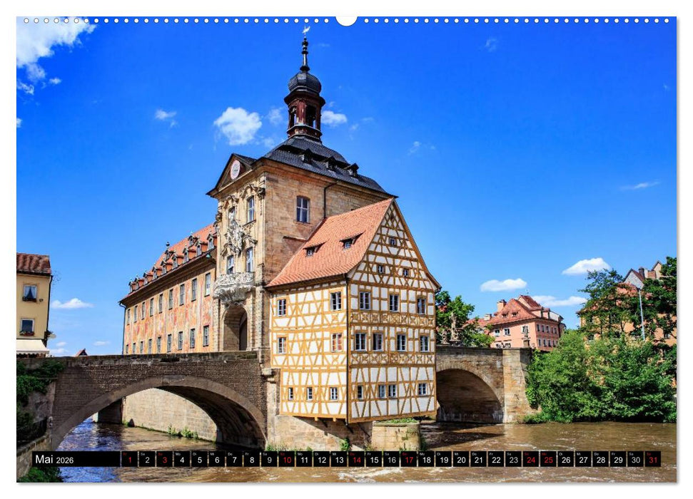 Bamberg - das fränkische Rom (CALVENDO Premium Wandkalender 2026)