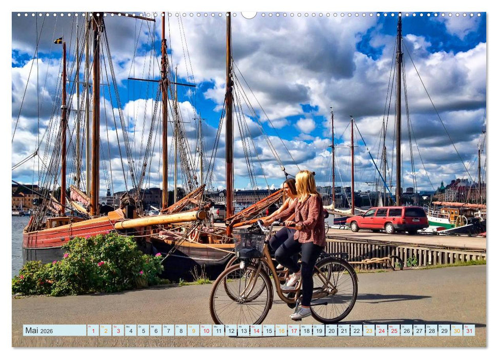 Stockholm - Venedig des Nordens (CALVENDO Wandkalender 2026)