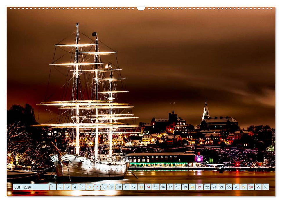Stockholm - Venedig des Nordens (CALVENDO Wandkalender 2026)