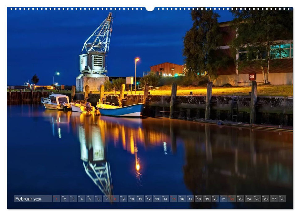Nordfriesland dunkelbunt – zwischen Tönning und Sankt Peter-Ording (CALVENDO Wandkalender 2026)