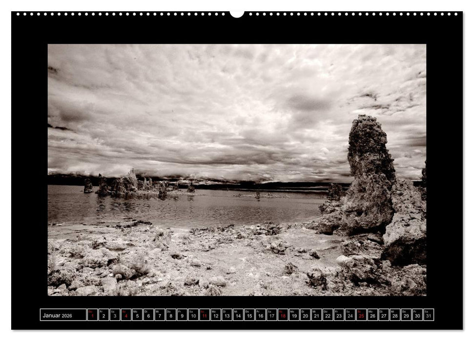 USA - 4000 Meilen Südwest Hommage an die großen SW-Fotografen Amerikas (CALVENDO Premium Wandkalender 2026)