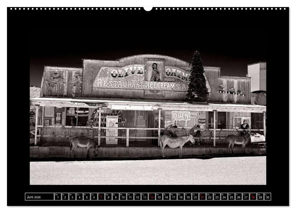 USA - 4000 Meilen Südwest Hommage an die großen SW-Fotografen Amerikas (CALVENDO Premium Wandkalender 2026)