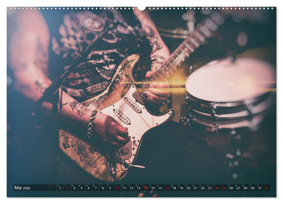 Gitarren - Live (CALVENDO Wandkalender 2026)
