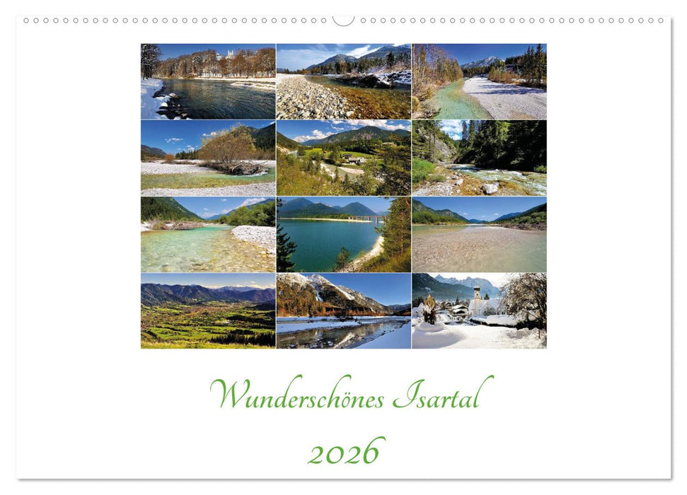Wunderschönes Isartal 2026 (CALVENDO Wandkalender 2026)