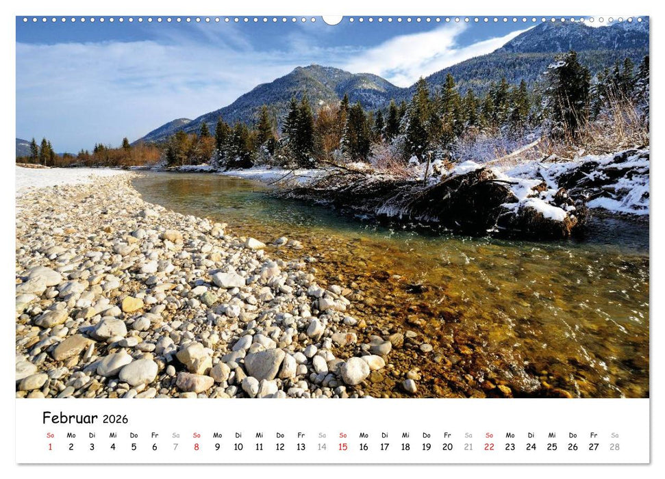 Wunderschönes Isartal 2026 (CALVENDO Wandkalender 2026)