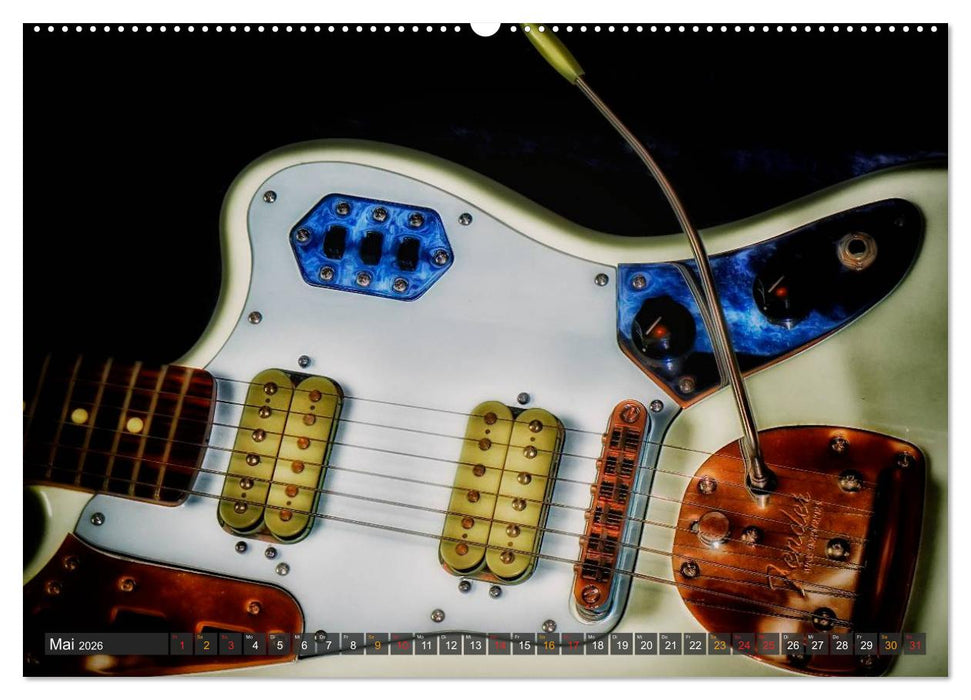 E-Gitarren - einfach cool (CALVENDO Premium Wandkalender 2026)