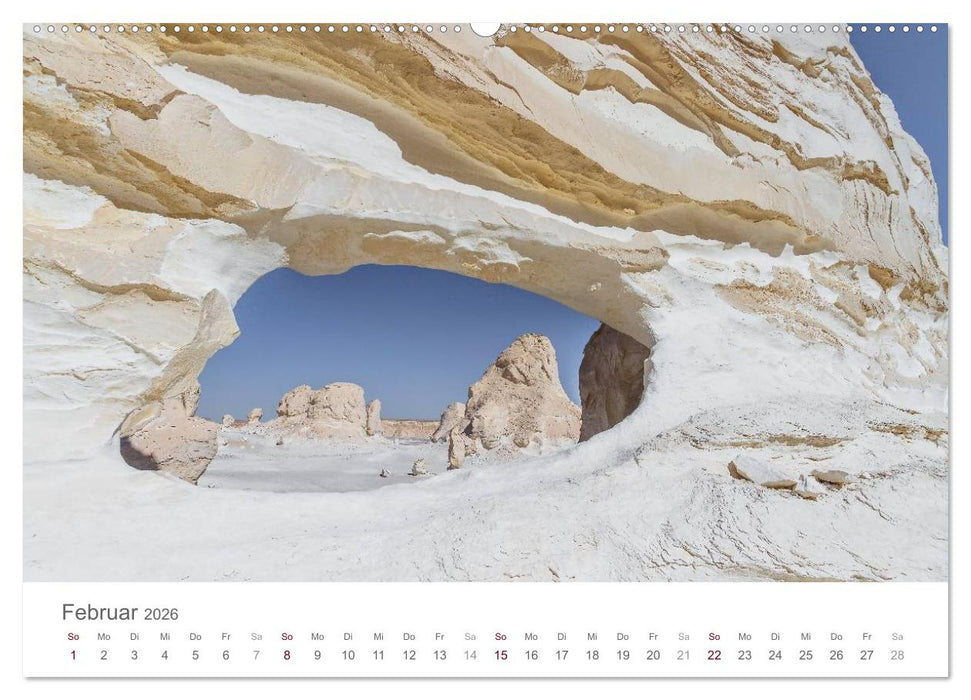 Impressionen - Weiße Wüste (CALVENDO Wandkalender 2026)