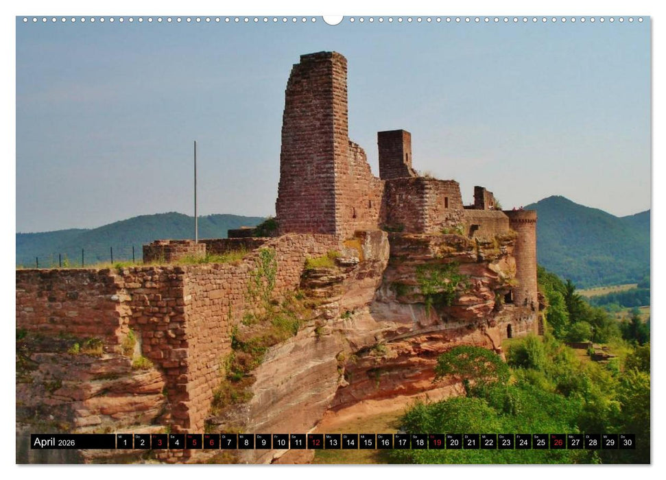 Burgen- und Schlösserreise durch Deutschland (CALVENDO Wandkalender 2026)