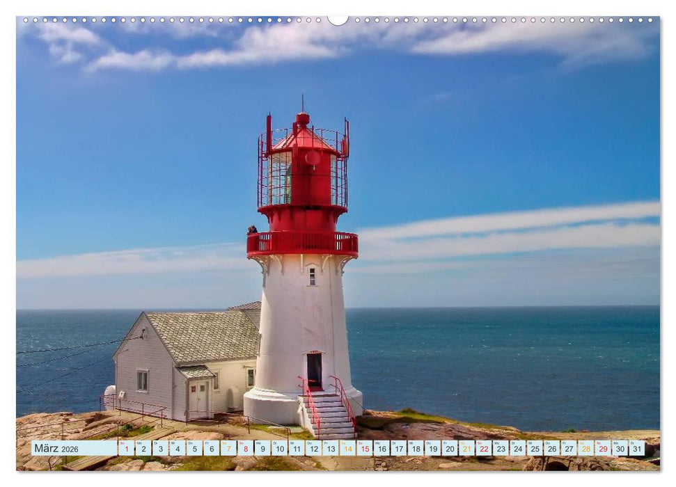 Leuchtürme - immer wieder faszinierend (CALVENDO Premium Wandkalender 2026)