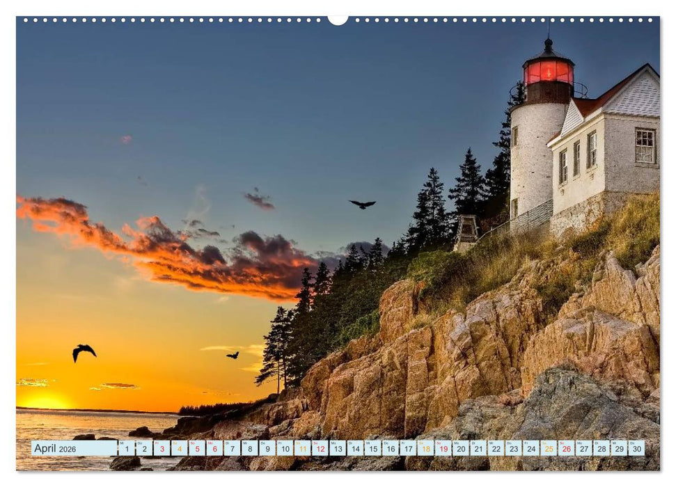 Leuchtürme - immer wieder faszinierend (CALVENDO Premium Wandkalender 2026)