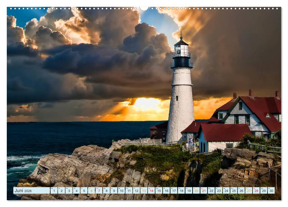 Leuchtürme - immer wieder faszinierend (CALVENDO Premium Wandkalender 2026)