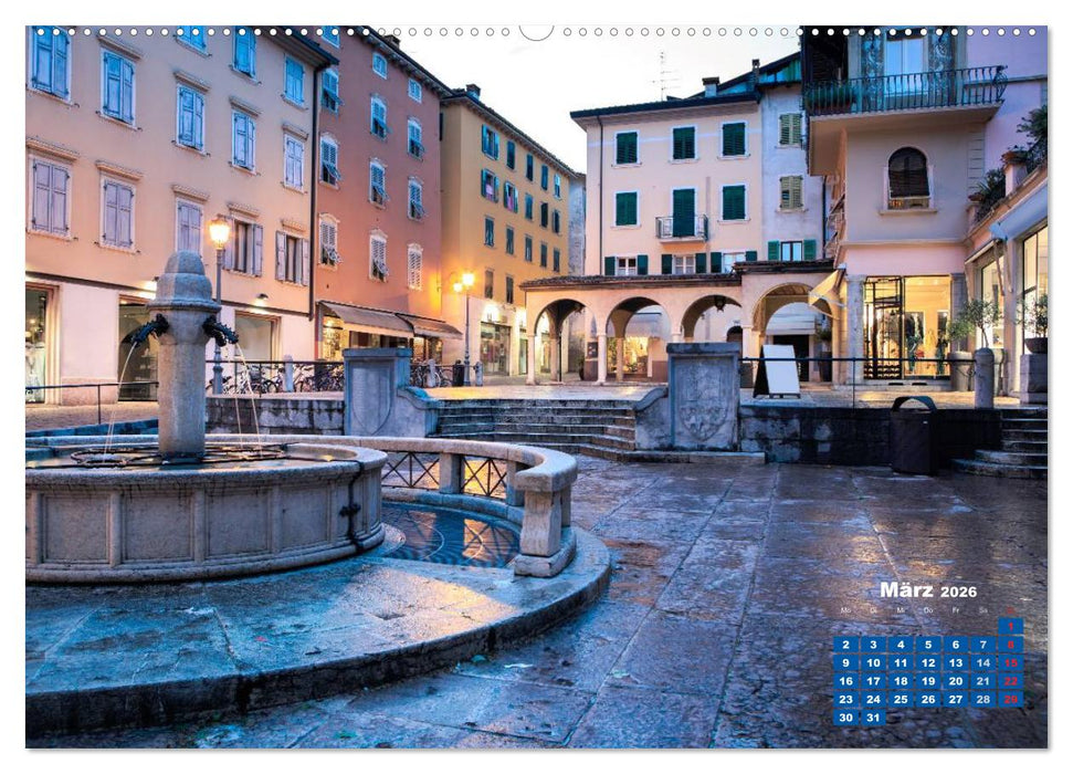 Riva del Garda - Perle des Gardasees (CALVENDO Wandkalender 2026)