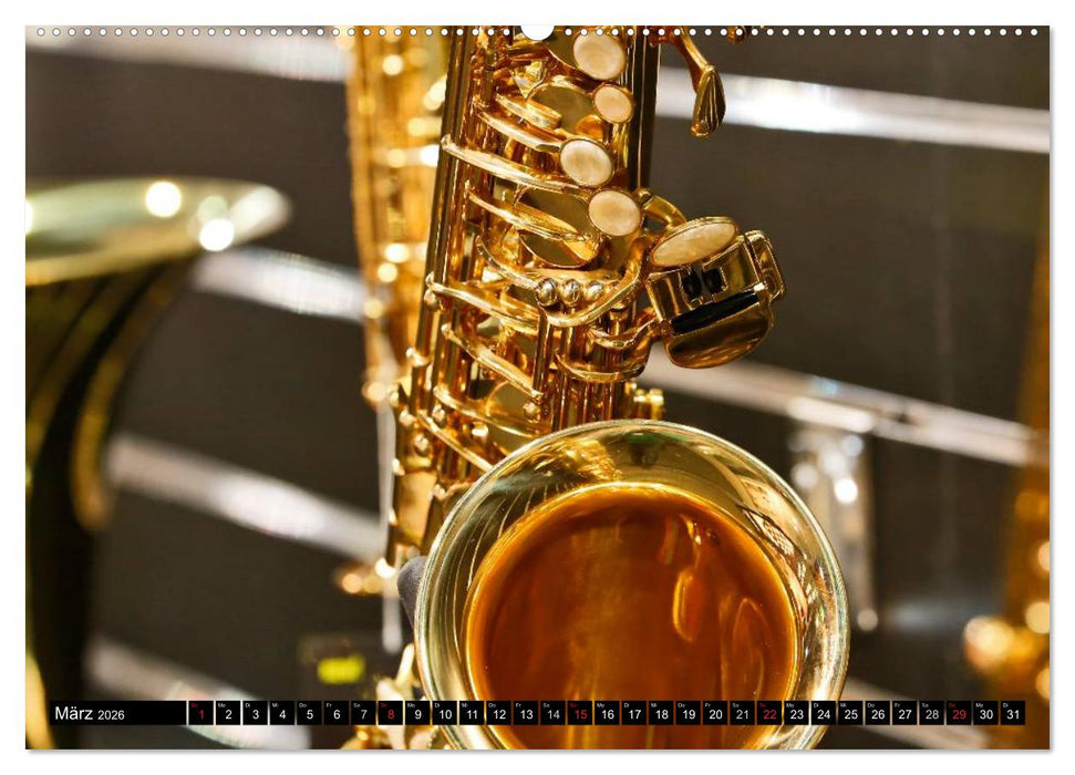 Die Welt der Musikinstrumente (CALVENDO Wandkalender 2026)