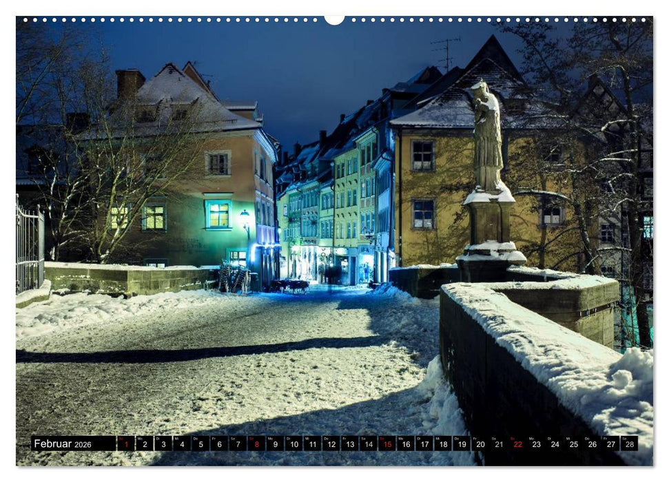Bamberg - das fränkische Rom (CALVENDO Wandkalender 2026)