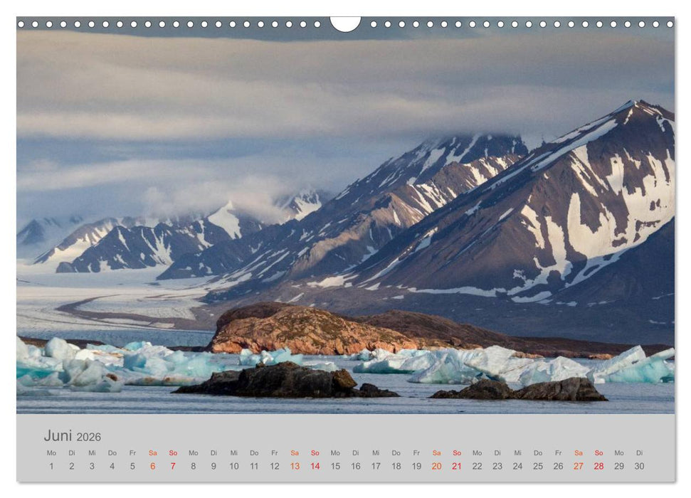 Spitzbergen 80° Nord (CALVENDO Wandkalender 2026)