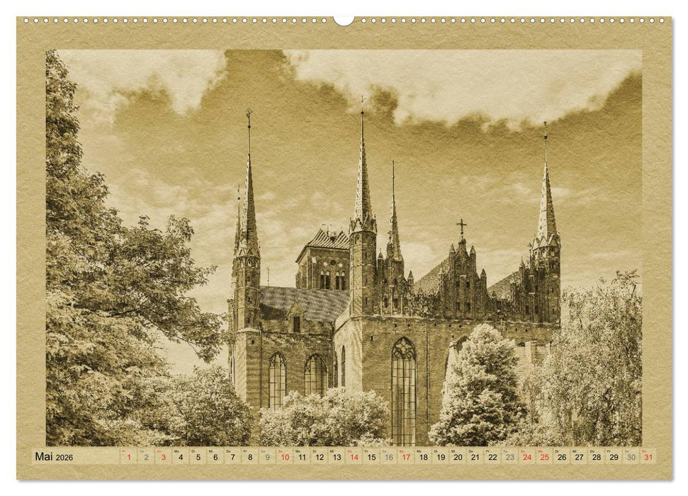 Danzig – Ein Kalender im Zeitungsstil (CALVENDO Premium Wandkalender 2026)