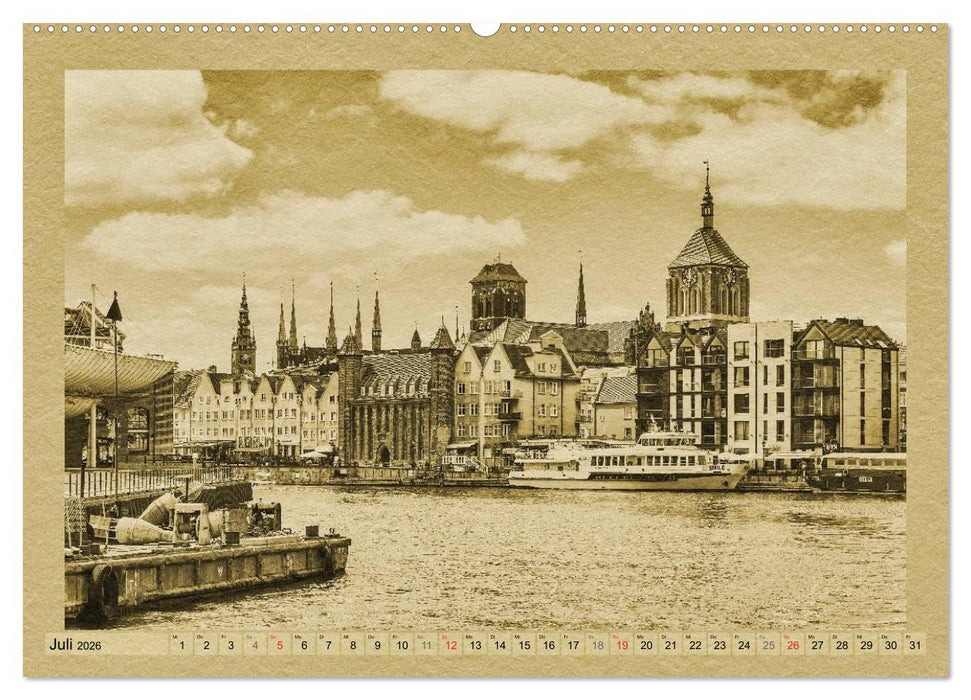 Danzig – Ein Kalender im Zeitungsstil (CALVENDO Premium Wandkalender 2026)