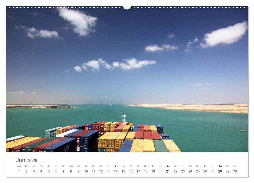 Faszination Schifffahrt - Meere und Hafenstädte (CALVENDO Premium Wandkalender 2026)