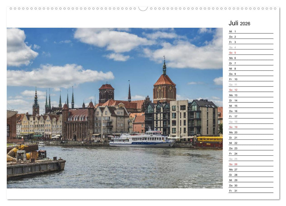 Danzig - Zeit für Entdeckungen (CALVENDO Premium Wandkalender 2026)