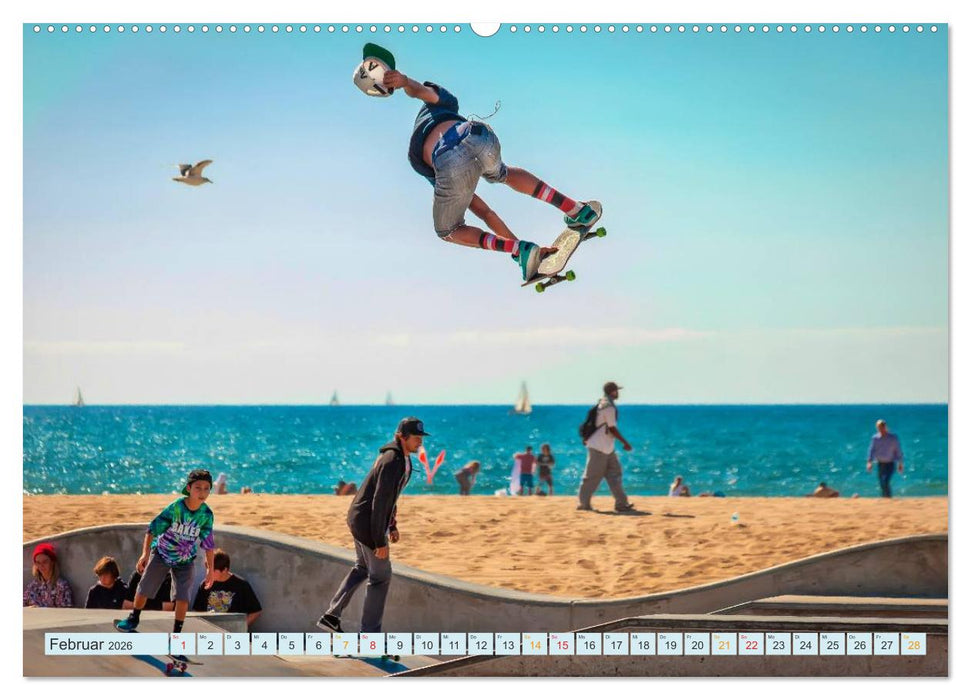 Skateboarding - nichts für Weicheier (CALVENDO Premium Wandkalender 2026)
