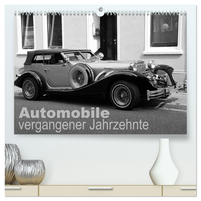 Automobile vergangener Jahrzehnte (CALVENDO Premium Wandkalender 2026)