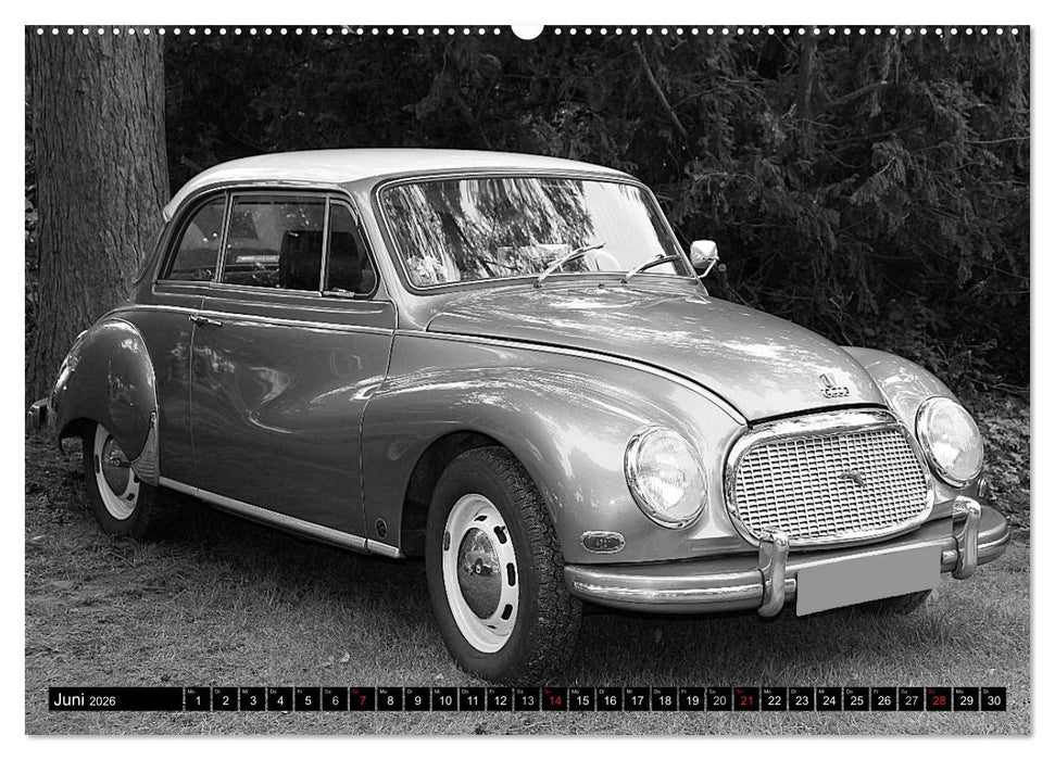 Automobile vergangener Jahrzehnte (CALVENDO Premium Wandkalender 2026)