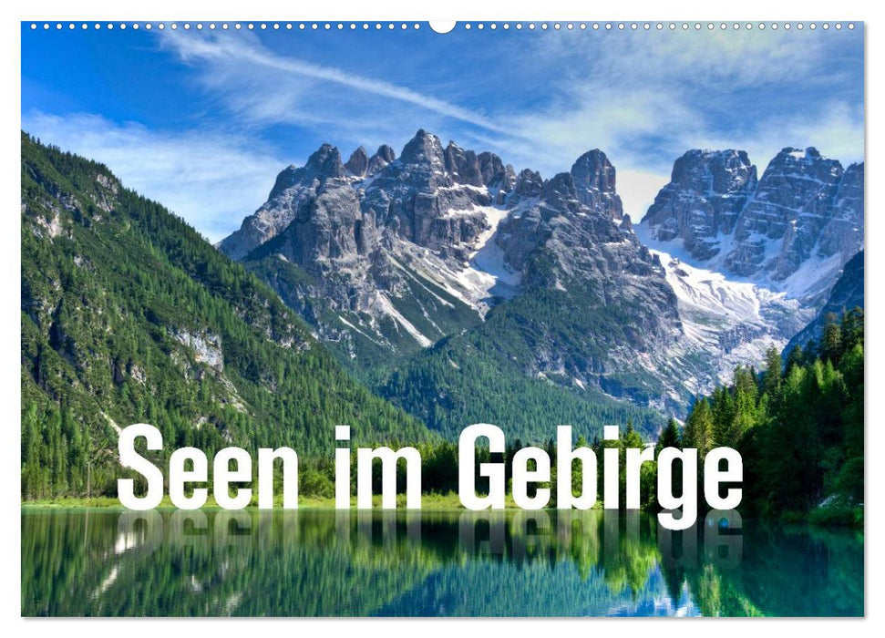 Seen im Gebirge (CALVENDO Wandkalender 2026)