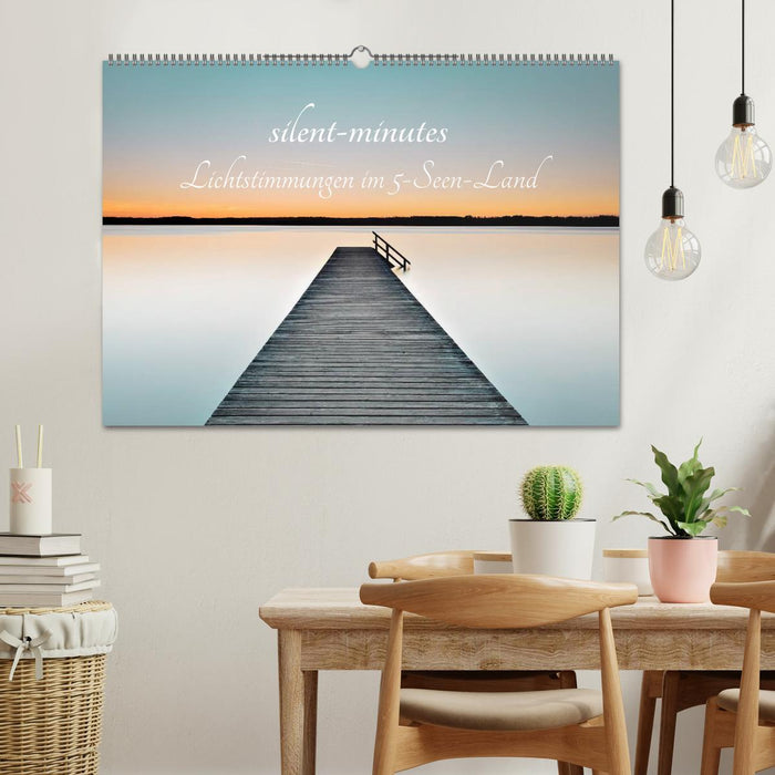silent minutes - Lichtstimmungen im 5-Seen-Land (CALVENDO Wandkalender 2026)