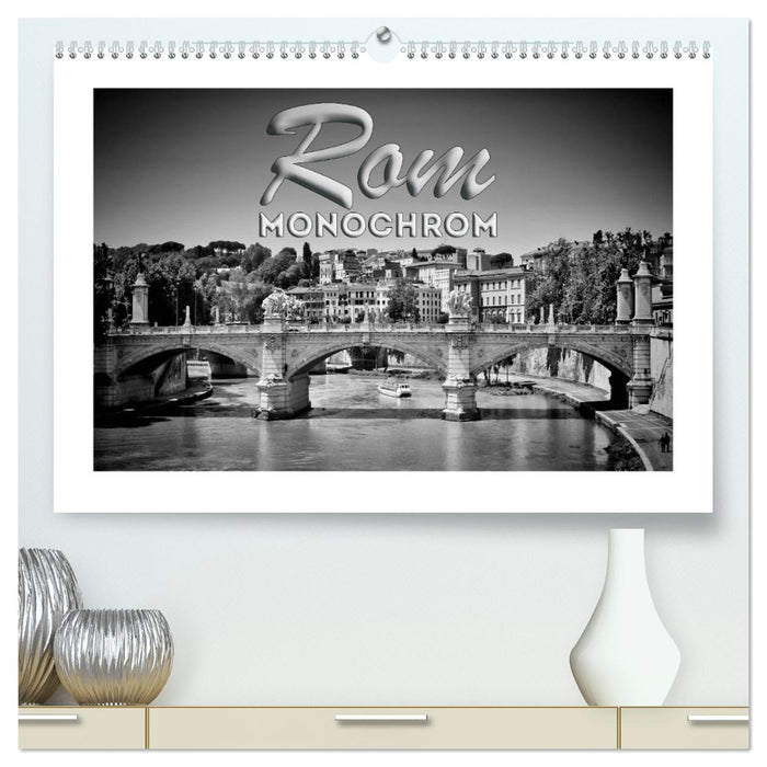ROM Monochrom (CALVENDO Premium Wandkalender 2026)