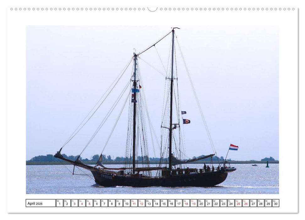 Windjammer - Bremerhaven (CALVENDO Premium Wandkalender 2026)