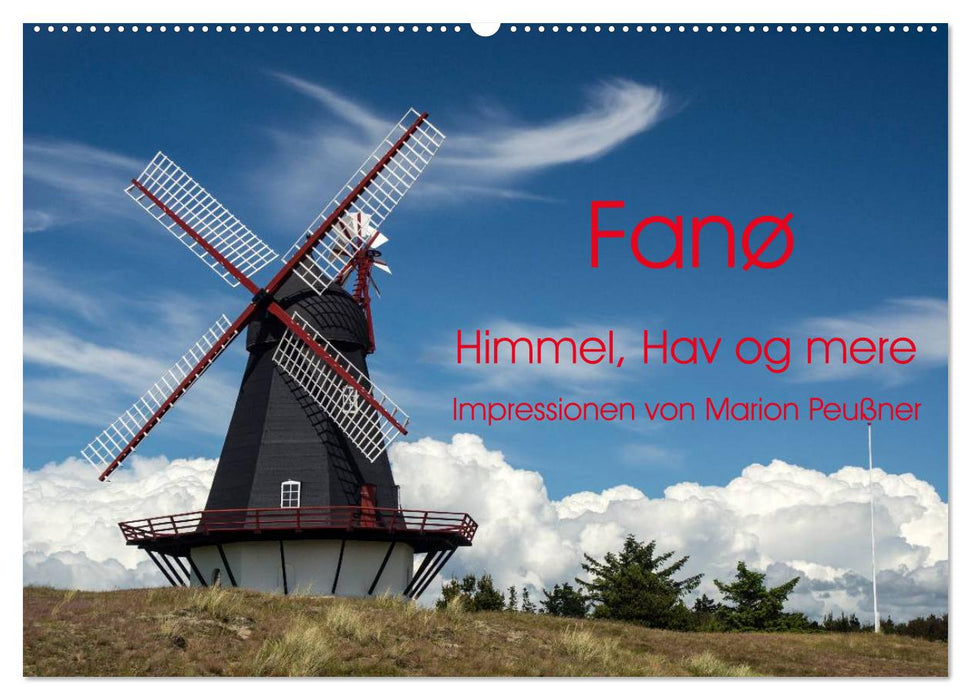 Fanø - Himmel, Hav og mere (CALVENDO Wandkalender 2026)