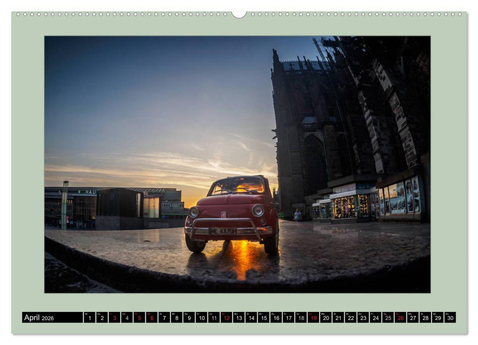 Die Knutschkugel in Köln (CALVENDO Premium Wandkalender 2026)