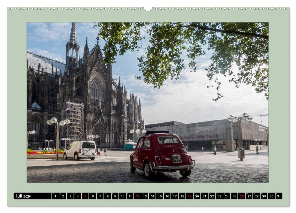 Die Knutschkugel in Köln (CALVENDO Premium Wandkalender 2026)
