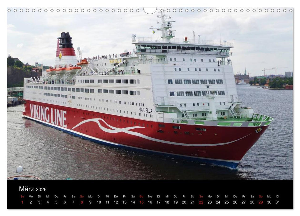 Ostseefähren (CALVENDO Wandkalender 2026)
