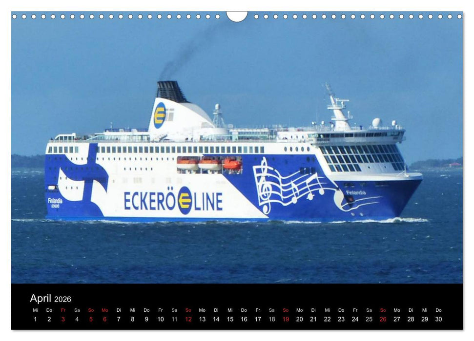 Ostseefähren (CALVENDO Wandkalender 2026)