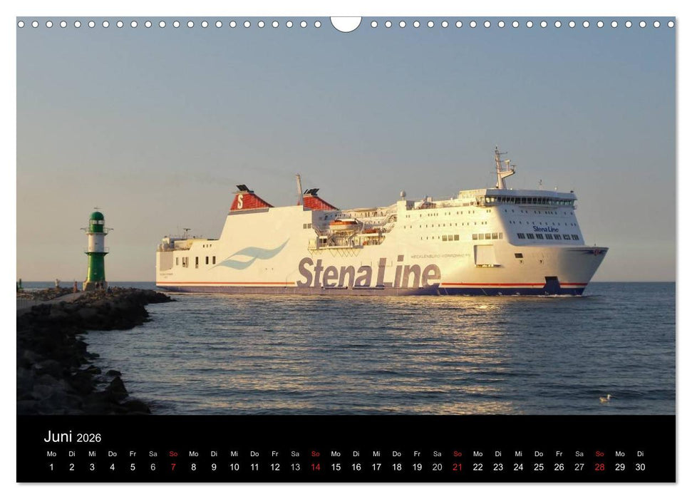 Ostseefähren (CALVENDO Wandkalender 2026)