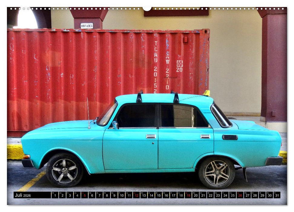 AUTO-LEGENDE MOSKWITSCH (CALVENDO Premium Wandkalender 2026)