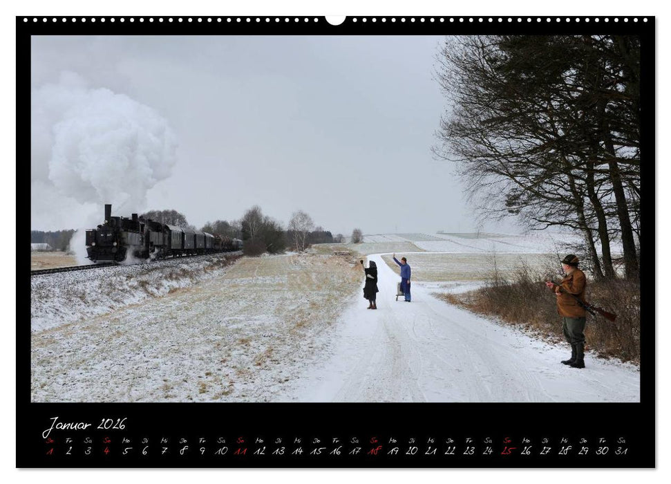 Mit Volldampf durch Mitteleuropa (CALVENDO Premium Wandkalender 2026)
