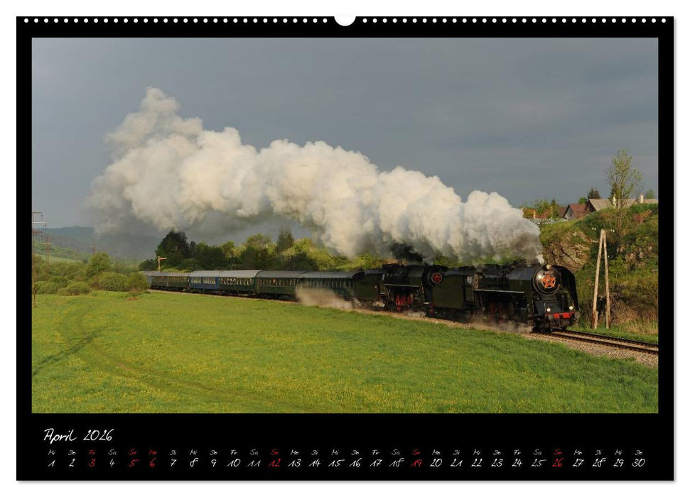 Mit Volldampf durch Mitteleuropa (CALVENDO Premium Wandkalender 2026)