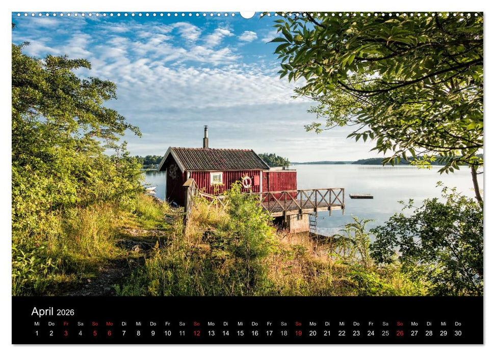 Schärengarten an der schwedischen Ostküste (CALVENDO Premium Wandkalender 2026)
