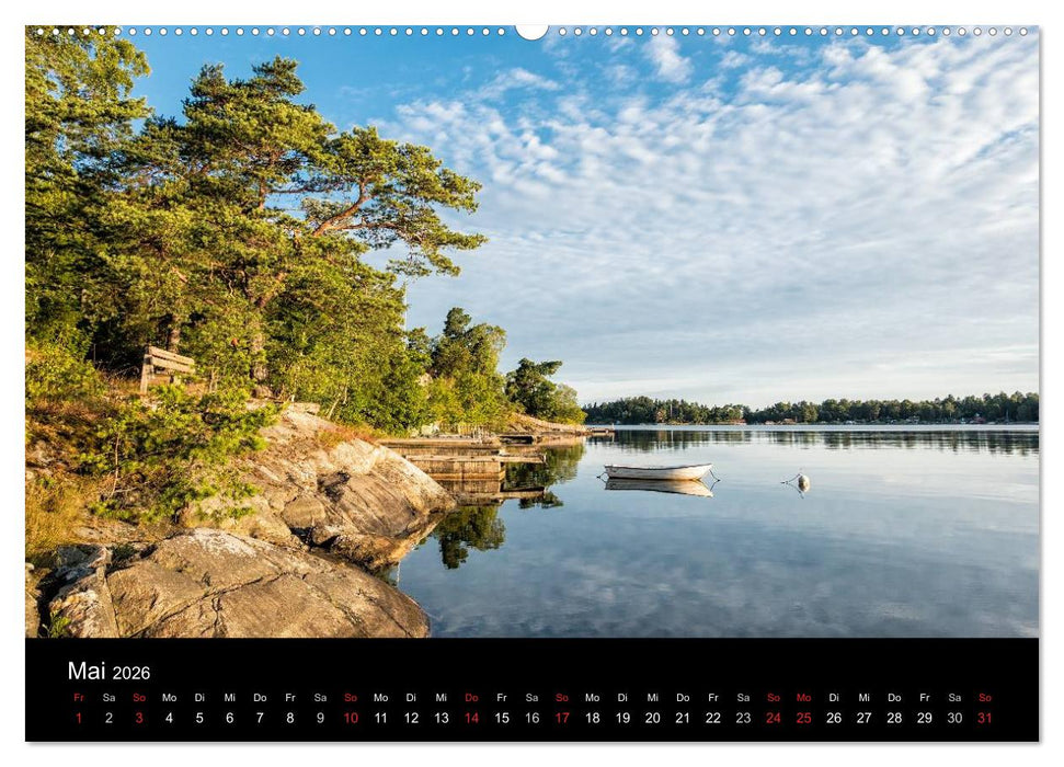 Schärengarten an der schwedischen Ostküste (CALVENDO Premium Wandkalender 2026)