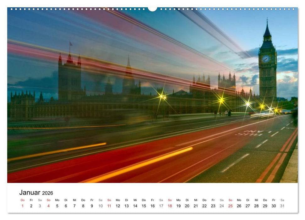 LONDON Willkommen in der Weltstadt (CALVENDO Wandkalender 2026)