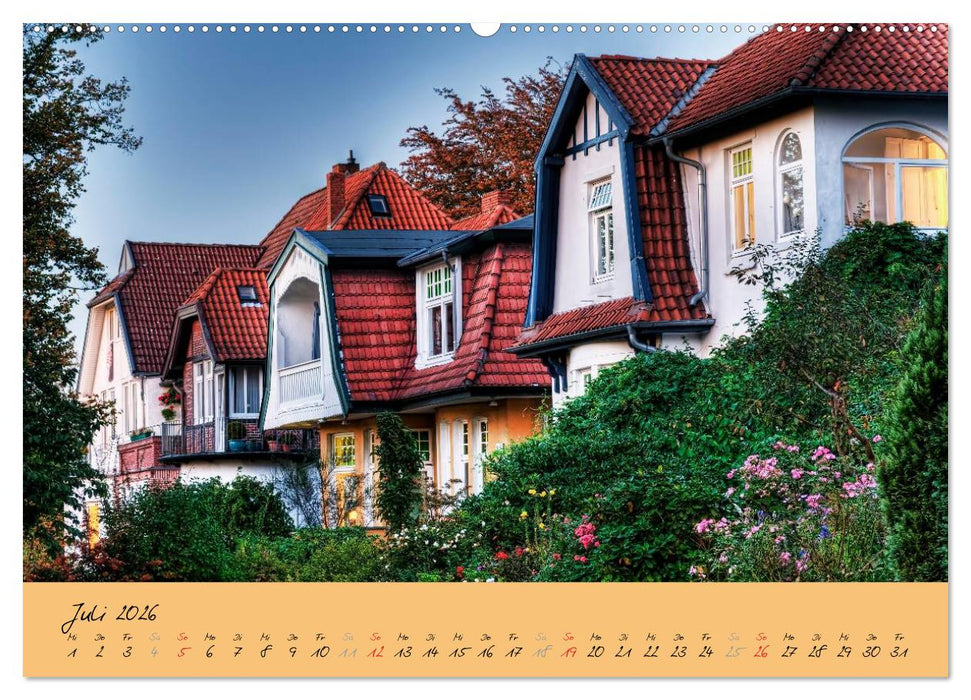 Bergedorf Hamburgs Perle an der Bille (CALVENDO Premium Wandkalender 2026)