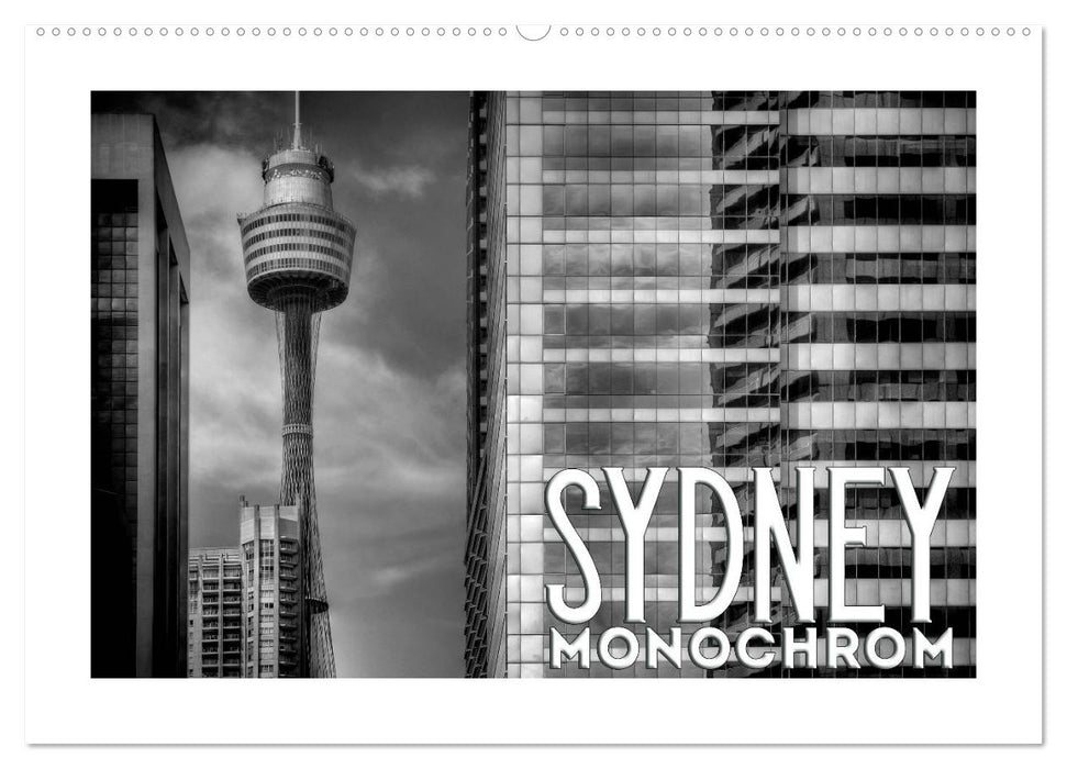 SYDNEY Monochrom (CALVENDO Wandkalender 2026)