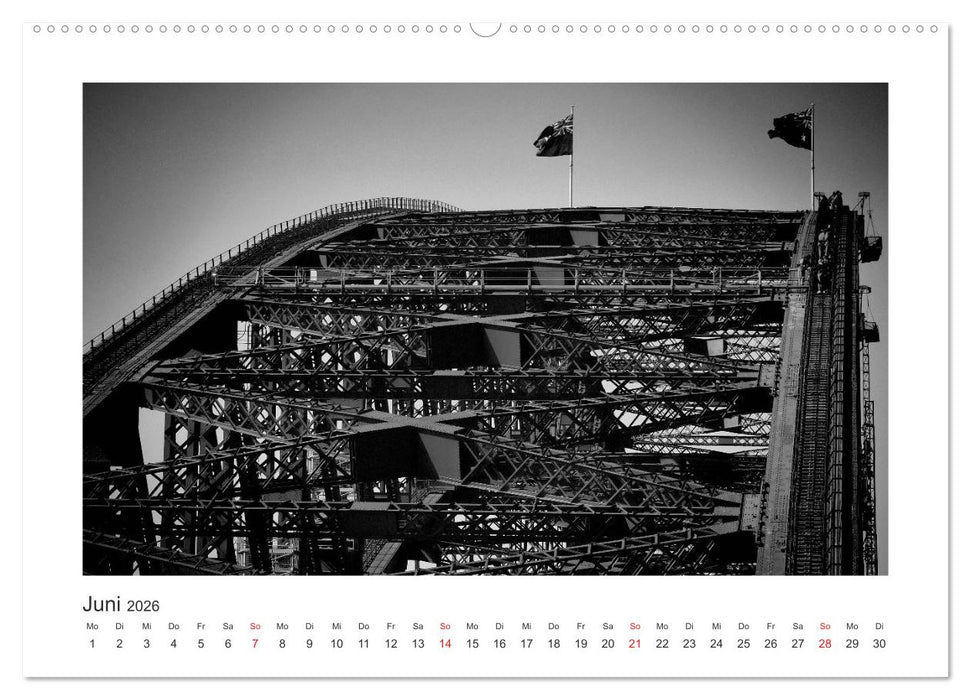 SYDNEY Monochrom (CALVENDO Wandkalender 2026)