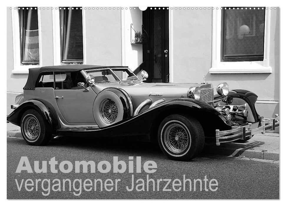 Automobile vergangener Jahrzehnte (CALVENDO Wandkalender 2026)